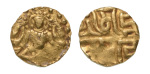 Stamp of Coins » Hindu coins of medieval India Kalachuris of Tripuri, Gangeya Deva, 1015-1040, AV half dinar, 2.09 g.