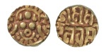 Stamp of Coins » Hindu coins of medieval India Chandellas of Jejakabhuti, Madanavarman, 1129-1163, AV half dinar, 1.02 g.