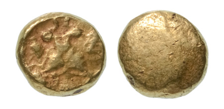 Stamp of Coins » Hindu coins of medieval India Vijayanagara kingdom, Achyutaraya, 1529-42, AV half pagoda, 1.71 g.