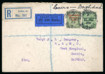 Stamp of Ireland » 1922-35 Overprint Collections 1922-1925 Mixed accumulation of over 240 overprint covers and cards, mostly with an array of different frankings making up the 2d rate, some useful and attractive printed advertising envelopes present, a few ovpt flaws a