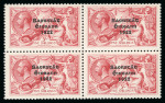 Stamp of Ireland » 1922-35 Overprint Collections 1922-25 Specialised and mixed assembly of odds and ends, showing mostly the lower values from 1/2d to 1s, both in mint and used, multiples including pairs, blocks of four, six, eight, ten and twelve varieties, a few usef