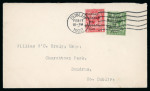 Stamp of Ireland » 1922 (Feb) Dollard Overprints (T1-T14) 1/2d green and 1d scarlet, two singles, both tied by