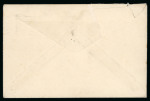 Stamp of Ireland » 1922 (Feb) Dollard Overprints (T1-T14) 2 1/2d ultramarine and 3d violet, singles, both tied by machine first day cancels on envelopes