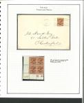 Stamp of Ireland » 1922 (Feb) Thom Overprints (T15-T19) 1 1/2d red-brown, die I and II, both singles, tied