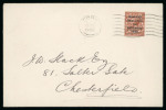 Stamp of Ireland » 1922 (Feb) Thom Overprints (T15-T19) 1 1/2d red-brown, die I and II, both singles, tied