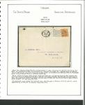 Stamp of Ireland » 1921 Unofficial Overprints 1921 Envelope franked GB 2d orange overprinted IRISH/FREE STATE/PROV.GOVt, tied by machine cancel