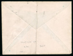 Stamp of Ireland » 1921 Unofficial Overprints 1921 Envelope franked GB 2d orange overprinted IRISH/FREE STATE/PROV.GOVt, tied by machine cancel