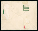 Stamp of Ireland » 1921 Unofficial Overprints KINGSTOWN: 1922 Envelope franked GB 1 1/2d red-brown,