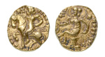 Stamp of Coins » Gupta Gupta Empire, Chandragupta II, c. 380-413, AV dinar, 7.89 g. Horseman
