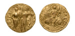 Stamp of Coins » Gupta Gupta Empire, Chandragupta I, c. 319-335, AV dinar, 7.12 g. King and Queen