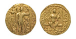 Stamp of Coins » Gupta Gupta Empire, Samudragupta, c. 335-375, AV dinar, 7.65 g. Javelin