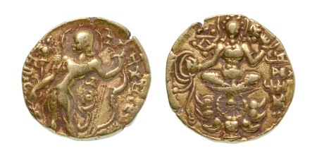 Stamp of Coins » Gupta Gupta Empire, Chandragupta II, c. 380-413, AV dinar, 7.71 g. Archer