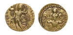 Stamp of Coins » Gupta Gupta Empire, Samudragupta, c. 335-375, AV dinar, 7.90 g. Javelin