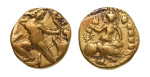 Stamp of Coins » Gupta Gupta Empire, Kumaragupta I, c. 415-455, AV dinar, 7.68 g. Lion slayer