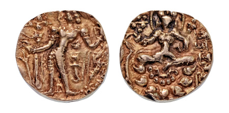 Stamp of Coins » Gupta Gupta Empire, Kumaragupta III, c. 530, AV dinar, 9.48 g. Archer