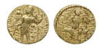 Stamp of Coins » Gupta Gupta Empire, Samudragupta, c. 335-375, AV dinar, 7.14 g. Javelin
