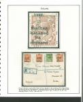 Stamp of Ireland » 1922 (Feb) Thom Overprints (T15-T19) 1 1/2d red-brown, three singles, all showing date at