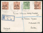 Stamp of Ireland » 1922 (Feb) Thom Overprints (T15-T19) 1 1/2d red-brown, three singles, all showing date at