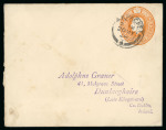Stamp of Ireland » Political & Transitional Periods » British Postal Stationery - February 17, 1922 to July 23, 1924 1920 GB 2d orange postal stationery envelopes, attractive