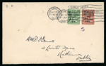 Stamp of Ireland » 1922 (Jun) Harrison Coils Overprints  (T20-T24) 1/2d to 2d, group of 11 covers neatly mounted and written
