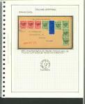 Stamp of Ireland » 1923 Harrison Coils Overprints (T62-65) 1/2d to 2d, group of 15 covers neatly mounted and written