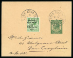 Stamp of Ireland » Political & Transitional Periods » British Postal Stationery - February 17, 1922 to July 23, 1924 1924 British GV 1/2d green, wrapper used to Dun Laoghaire