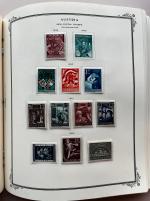 Stamp of Austria » Collections and Lots  1850-1970, Scott-Album mit postfrischer und gestempelter Sammlung