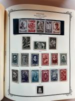 Stamp of France » Collections 1849-1970, en album Scott et feuilles préimprimées collection n