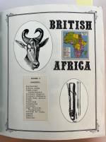 Stamp of British Empire General Collections and Lots British Africa collection in three Scott speciality albums