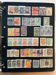 Stamp of Large Lots and Collections World Revenues accumulation in thick stockbook