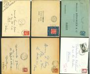 Stamp of France » Collections 1872-1970, ensemble d'environ 80 lettres majoritairement