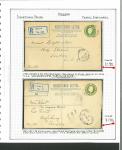 Stamp of Ireland » Political & Transitional Periods » British Postal Stationery - February 17, 1922 to July 23, 1924 1923-24 Transition period Registered envelope: Attractive