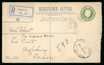Stamp of Ireland » Political & Transitional Periods » British Postal Stationery - February 17, 1922 to July 23, 1924 1923-24 Transition period Registered envelope: Attractive