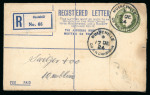 Stamp of Ireland » Political & Transitional Periods » British Postal Stationery - February 17, 1922 to July 23, 1924 1923-24 Transition period Registered envelope: Attractive
