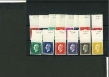 Stamp of France » Émissions à partir de 1900 1948, Marianne de Dulac, tirage d'essai de Paris, série