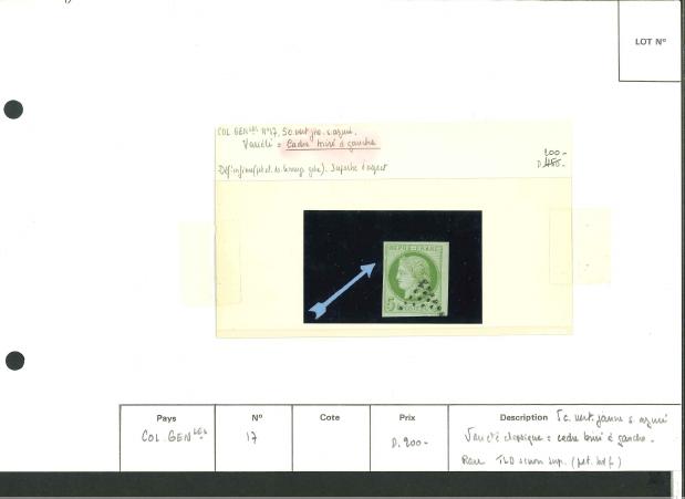 Stamp of Colonies françaises » Colonies Générales 1859-1879, joli petit lot de diverses Colonies Générales