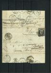 Stamp of France » Lettres Classiques 1849, lettre de Oucques (Loir-et-Cher) affranchie