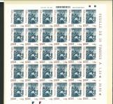 Stamp of France » Adhésif (Autocollant) 2008, adhésif Daumier Y&T n° 224 en feuille entière