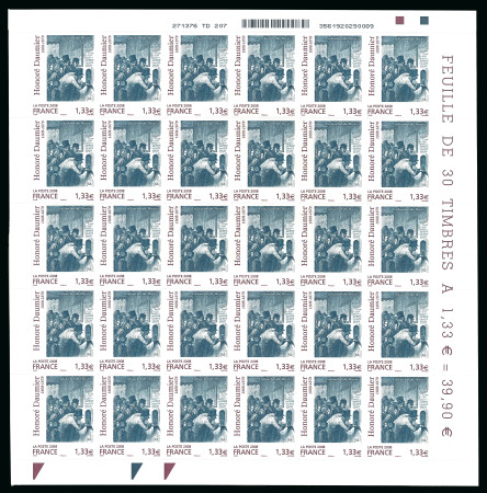 Stamp of France » Adhésif (Autocollant) 2008, adhésifs Garouste et Daumier Y&T n° 222 et 224