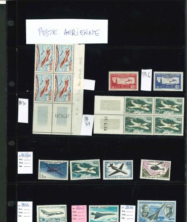 Stamp of France » Poste Aérienne 1960-2021, ensemble de poste aérienne neufs ** MNH