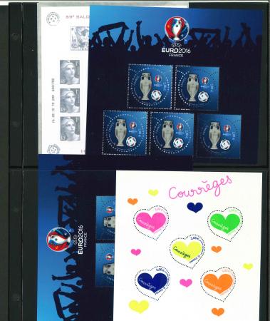 Stamp of France » Collections 2015-2019, feuillets Y&T n° F4986, F5050A (2), F5050B