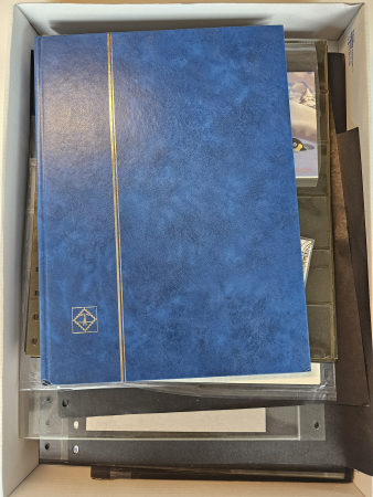 Stamp of France » Collections 1862-1980, ensemble type vrac dans des classeurs, pochettes