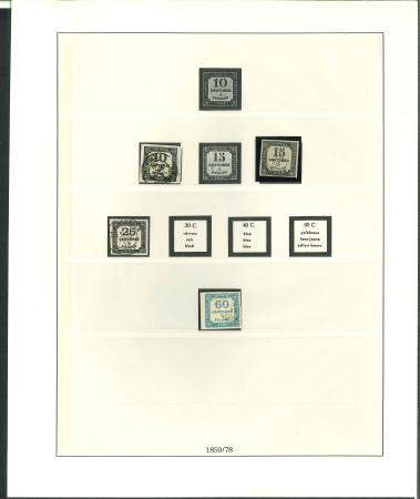 Stamp of France » Collections 1859-1960, collection de fins de catalogue neufs **/*/obl