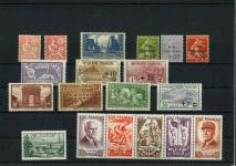 Stamp of France » Collections 1902-1943, bel ensemble de semi-modernes neufs ** MNH