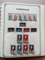 Stamp of Colonies françaises » Colonies Francaise Collections et Lots (Après Indépendance) Cambodge et Laos : 1951-1970, dans une belle reliure