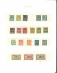Stamp of Colonies françaises » Cavalle 1893-1911, Bureau complet Y&T n° 1-16 neufs */obl.,