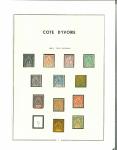 Stamp of Colonies françaises » Côte-d'Ivoire 1892-1944, collection majorité neufs * très fournie