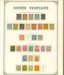 Stamp of Colonies françaises » Guinée 1892-1944, collection neufs **/*/obl à priori complète