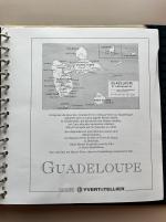 Stamp of Colonies françaises » Guadeloupe 1884-1947, dans une belle reliure collection neufs