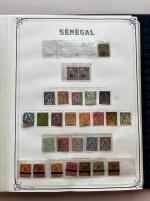 Stamp of Colonies françaises » Sénégal 1887-1944, dans une reliure belle collection neufs